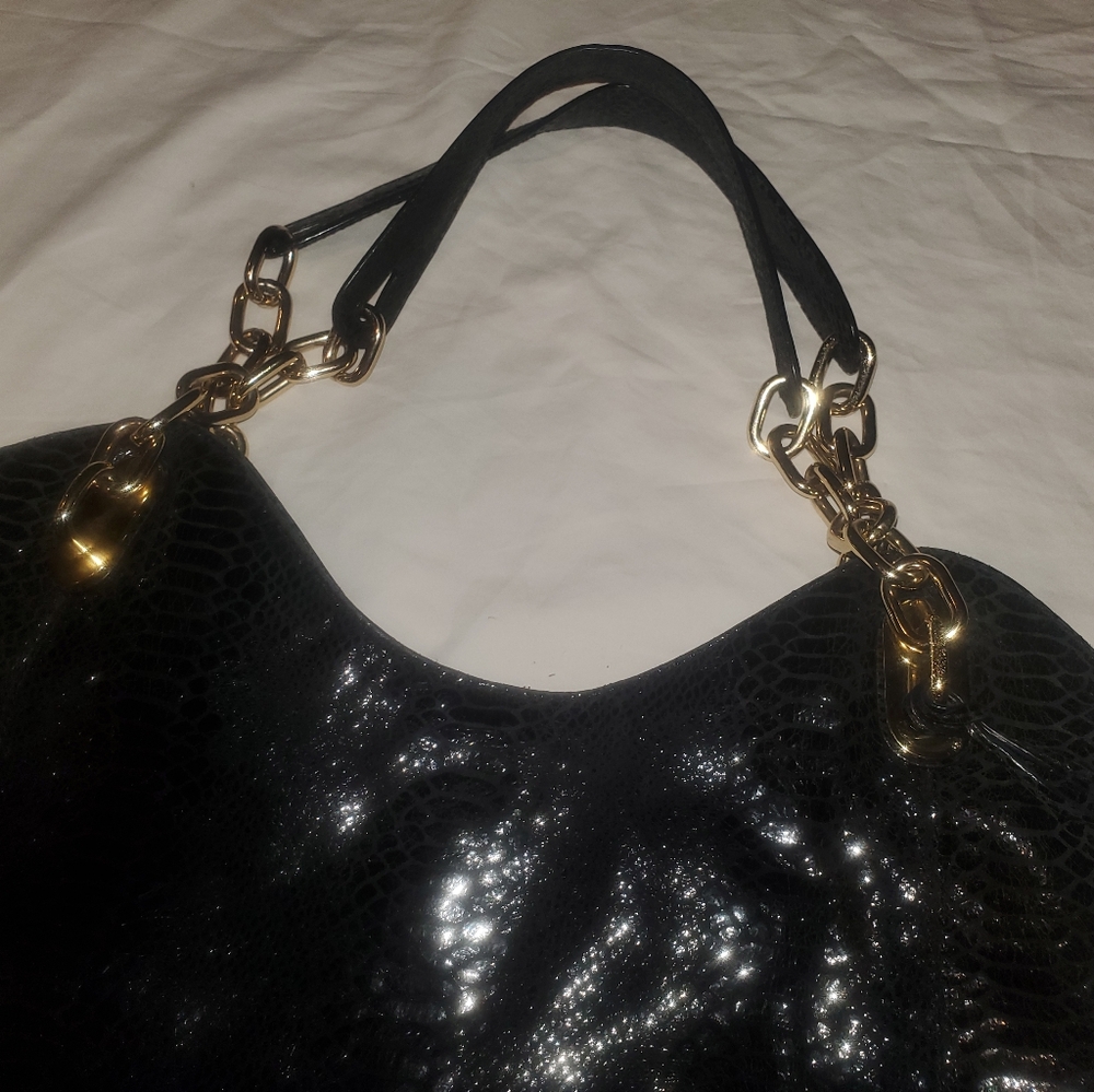Michael KORS Patton python leather Fulton bag - Picture 5 of 11